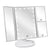 Oglinda cosmetica LED extensibila, buton tactil