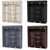 Dulap textil 3 compartimente pentru haine, inchidere prin fermoar, 130 x 45 x 170 cm