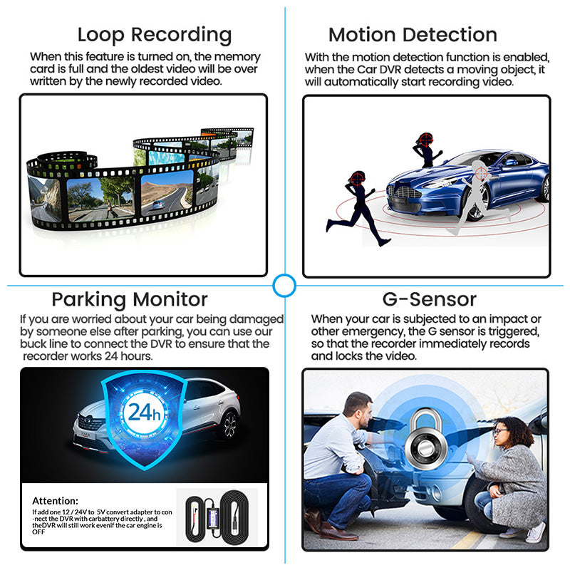 Oglinda retrovizoare 4.5 inch cu camera HD 1080P, DVR auto, cu microfon si difuzor incorporate + camera suplimentara marsarier