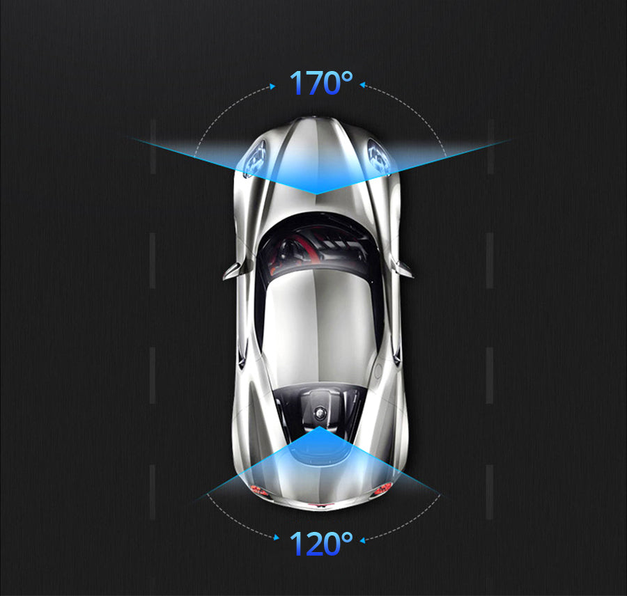 Oglinda retrovizoare 4.5 inch cu camera HD 1080P, DVR auto, cu microfon si difuzor incorporate + camera suplimentara marsarier