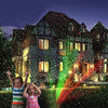 Proiector dublu cu LED Multicolor, Fulgi si Laser Rosu-Verde