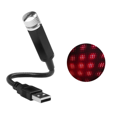Proiector laser cu cer de noapte USB verde