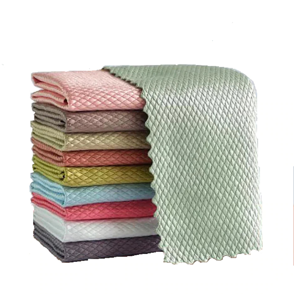 Set 10 lavete microfibra 30 x 40 cm