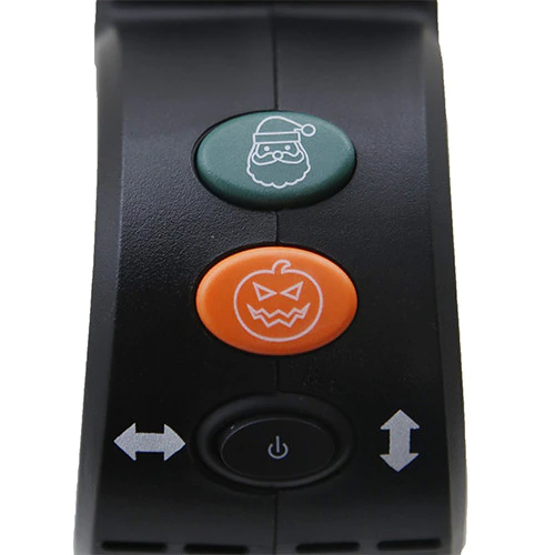 Videoproiector pentru fereastra, Window Wonderland, 12 Filme, Craciun si Halloween, Negru