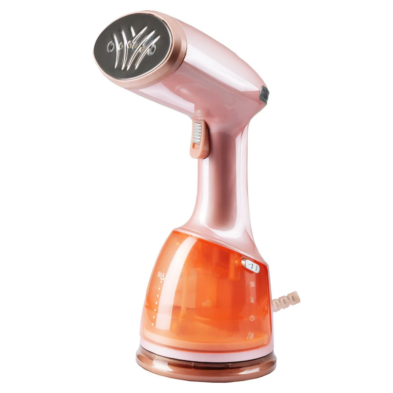 Fier de calcat vertical, Hausberg HB-7900RZ, 1600W, rezervor detasabil 220 ml, Roz