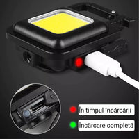 Lanterna LED tip breloc cu dispozitiv spargere geamuri, surubelnite, cheie, deschizator sticle Q-D911 - imagine 3