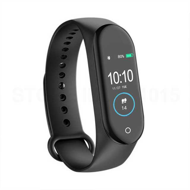 Bratara fitness M4 inteligenta cu masurarea tensiunii, Ritm cardiac, Nivel oxigen, Pedometru, Bluetooth