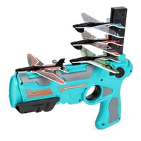 Pistol lansator de avioane de jucarie, 3 avioane incluse - imagine 7
