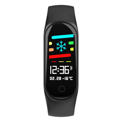 Bratara fitness M4 inteligenta cu masurarea tensiunii, Ritm cardiac, Nivel oxigen, Pedometru, Bluetooth