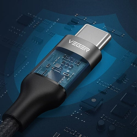 Cablu date si Incarcare, USB Type-C la USB Type-C, 3A, 1.2m, Negru