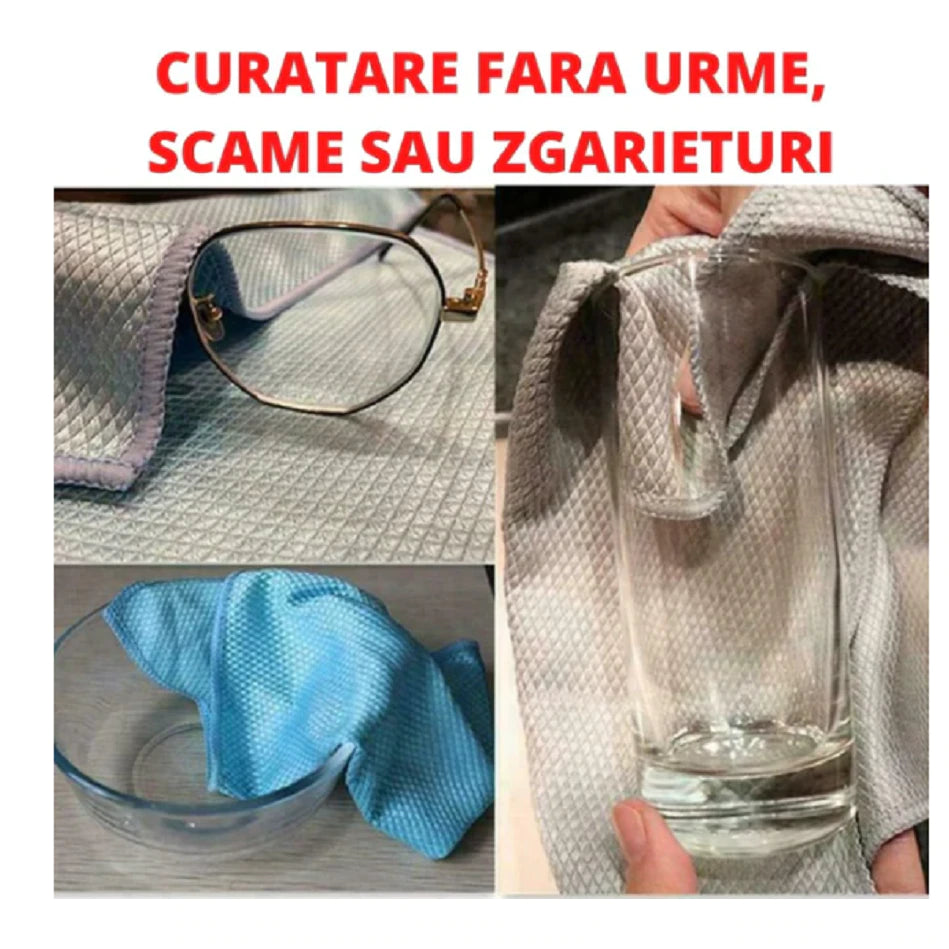 Set 10 lavete microfibra 30 x 40 cm