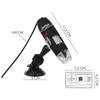 Microscop digital portabil 500X, USB, foto-video, 8 LED-uri, zoom digital 5X
