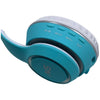 Casti Bluetooth AKS100 Stereo cu lumini RGB, Microfon, Wireless, Suport Card, Bass