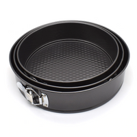 Set 3 forme rotunde pentru prajituri cu fund detasabil - imagine 2