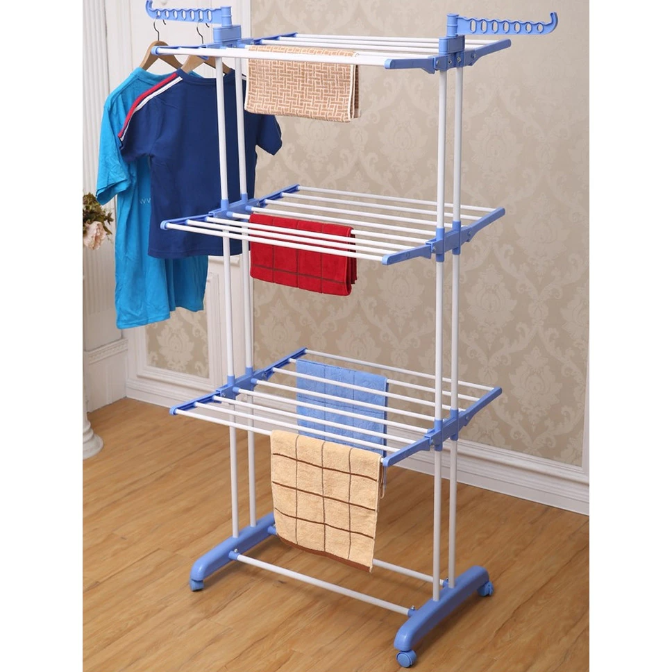 Uscator vertical, mobil si pliabil pentru rufe cu suport umerase, inaltime 173cm