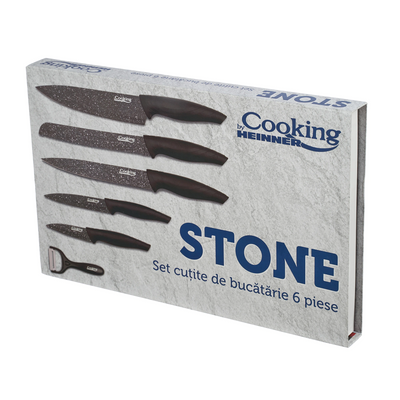 Set 6 cutite de bucatarie Cooking by Heinner Stone