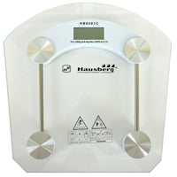 Cantar corporal , display LCD, inchidere automata, indicator baterie, 150 kg, Sticla transaparenta - imagine 2