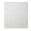 Tapet 3D caramizi albe, auto-adeziv pentru interior, 70 x 77 cm, 5mm grosime