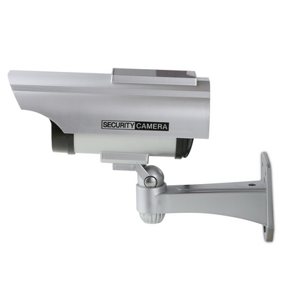 Camera de supraveghere falsa, cu incarcare solara, LED