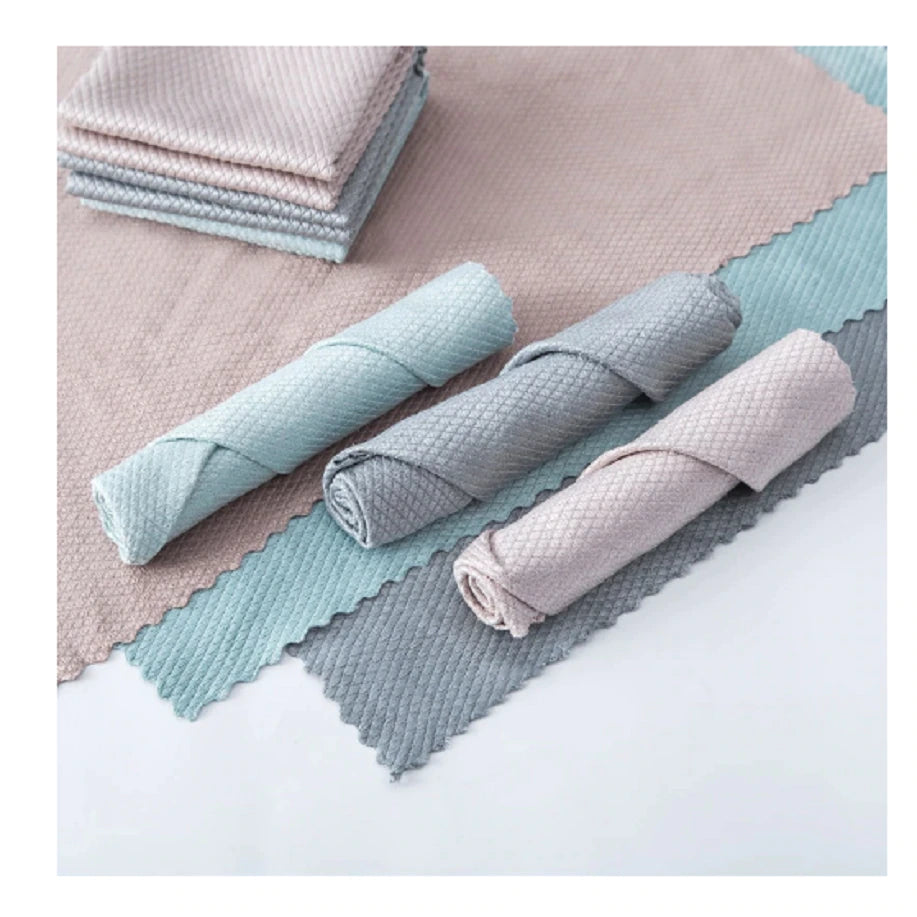 Set 10 lavete microfibra 30 x 40 cm