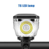 Far LED cu incarcare solara si claxon pentru bicicleta/trotineta