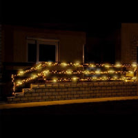 Instalatie de Craciun cu telecomanda, tip liniara, pentru exterior, 500 led-uri, 50m, diverse culori, IP44 - imagine 8