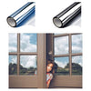 Folie reflexiva pentru geamuri interioare, cu efect de oglinda, protectie solara UV