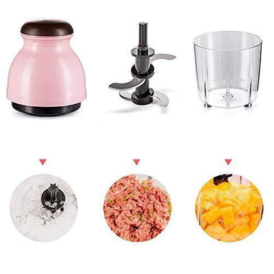 Mini tocator electric 600 ml, 250W, aparat de maruntit - Tenq.ro