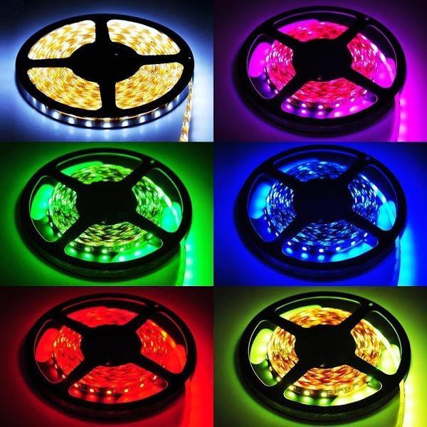 Banda LED RGB multicolor cu telecomanda 5 metri - Tenq.ro