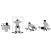Bara fitness pentru tractiuni, greutate maxima 100 kg - Tenq.ro