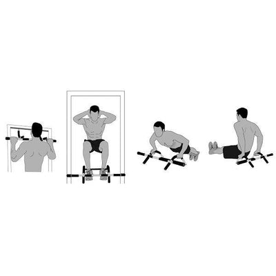 Bara fitness pentru tractiuni, greutate maxima 100 kg - Tenq.ro