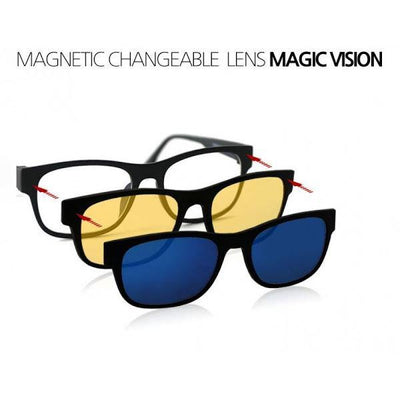 Ochelari de soare magnetici cu lentile interschimbabile Magic Vision - Tenq.ro