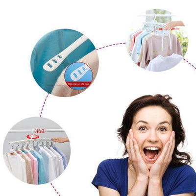 Organizator multiplu pentru umerase, pliabil, 8 in 1, rotire 360 grade - Tenq.ro