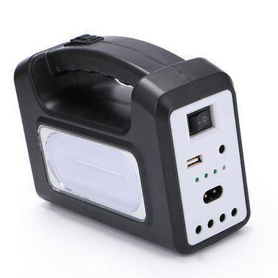 Kit panou solar GDPLUS-GD7 cu 3 becuri si lanterna inclusa - Tenq.ro