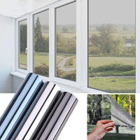 Folie reflexiva pentru geamuri interioare, cu efect de oglinda, protectie solara UV - imagine 3