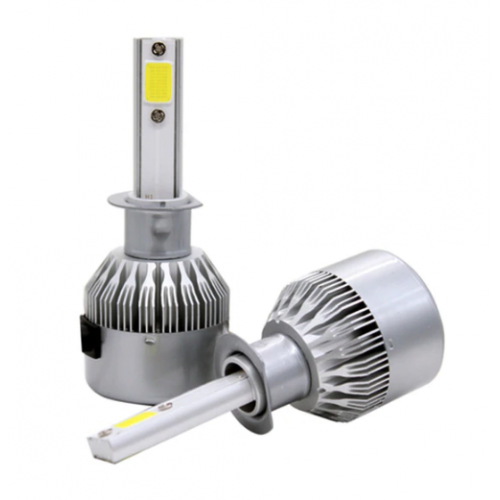 Set 2 Becuri LED Auto C6 H1 6000K 72W (36W/Bec) IP67 – Chip OSRAM