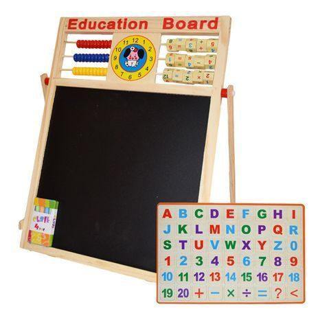 Tabla educativa multifunctionala pentru copii 40 x 40 cm - Tenq.ro