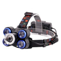 Lanterna frontala de cap, 5 LED, reglabila, cu acumulator