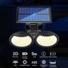 Lampa solara dubla 56 LED cu senzor de miscare - Tenq.ro