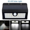Lampa solara 45 LED cu senzor de miscare si lumina - Tenq.ro