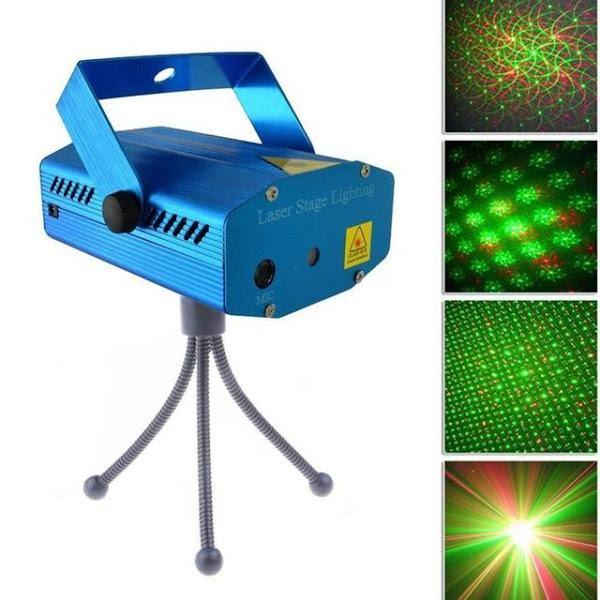 Mini Proiector laser cu 2 diode - rosu si verde - Tenq.ro