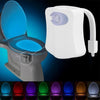 Led pentru vasul de toaleta cu senzor infrarosu de miscare si 8 lumini - Tenq.ro