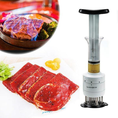 Fragezitor de carne cu injector pentru sos, 2 trepte de injectare - Tenq.ro