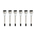 Lampa solara stick inox, H 36 cm, set 10 bucati
