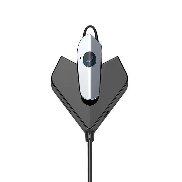 Casca handsfree cu microfon, Car Kit cu dock de incarcare auto, Negru - Tenq.ro