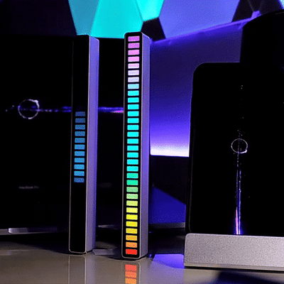 Lumina de ritm, LED Bar RGB cu lumini ambientale si activare sonora