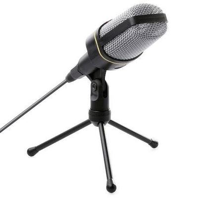 Microfon profesional Andowl QY-930, inregistrare vocala si karaoke, Negru - Tenq.ro