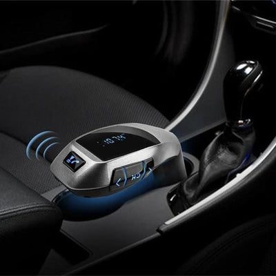 Car Kit Auto Bluetooth cu functie de modulator FM, model X6 + Telecomanda - Tenq.ro