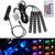 Lumini ambientale auto Kit interior LED RGB cu telecomanda - Tenq.ro