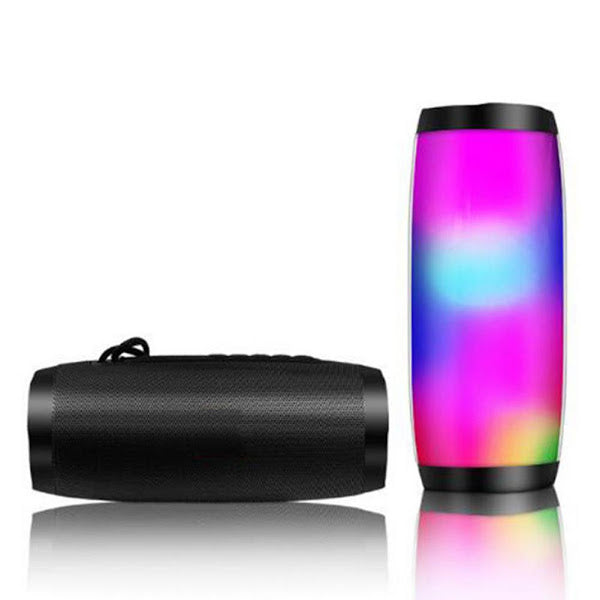 Boxa stereo Bluetooth 157, portabila, lumina ambientala multicolora